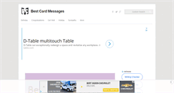 Desktop Screenshot of bestcardmessages.com
